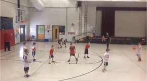 Game Footage – Setting up ball screen